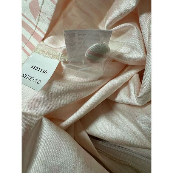 Sindiso Khumalo NWT Pink Ruffled Silk Mini Dress Size UK 10/US 6 - Picture 7 of 12